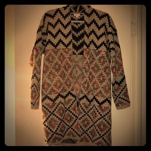 Tribal Print Cardigan